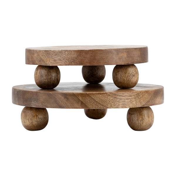 Round Wood Risers