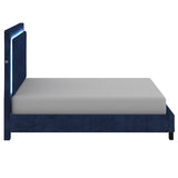 3. "Lumina 78" King Platform Bed in Blue - Stylish and functional furniture piece"