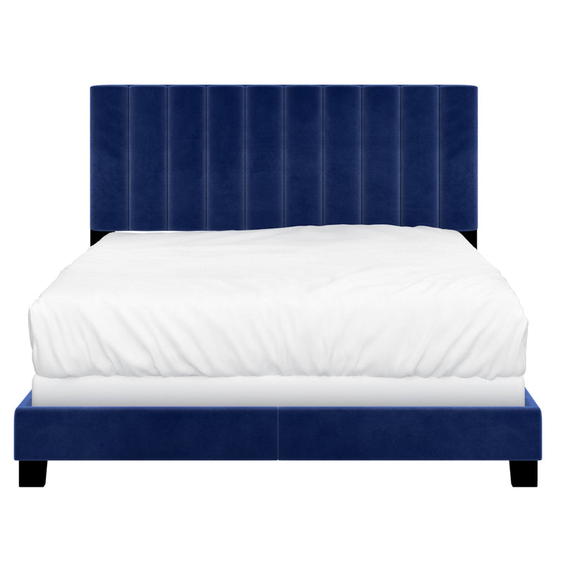 3. "Jedd 60" Queen Bed in Blue - Premium Quality Furniture for a Good Night's Sleep"