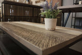 4. "Metro Havana Coffee Table featuring a durable wooden construction"