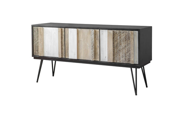 1. "Metro Noir Havana Sideboard with sleek black finish and ample storage"