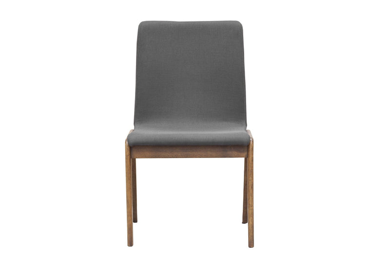 2. "Grey Remix Dining Chair with modern style and ergonomic support"