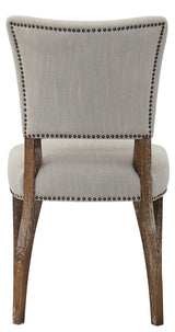 4. "Luther Dining Chair - Oyster: Crafted with high-quality materials for durability"