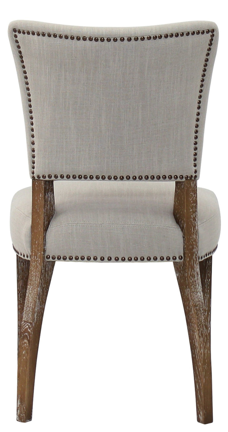 4. "Luther Dining Chair - Oyster: Crafted with high-quality materials for durability"