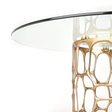 5. "Exquisite Mario Gold Dining Table crafted with precision and attention to detail"