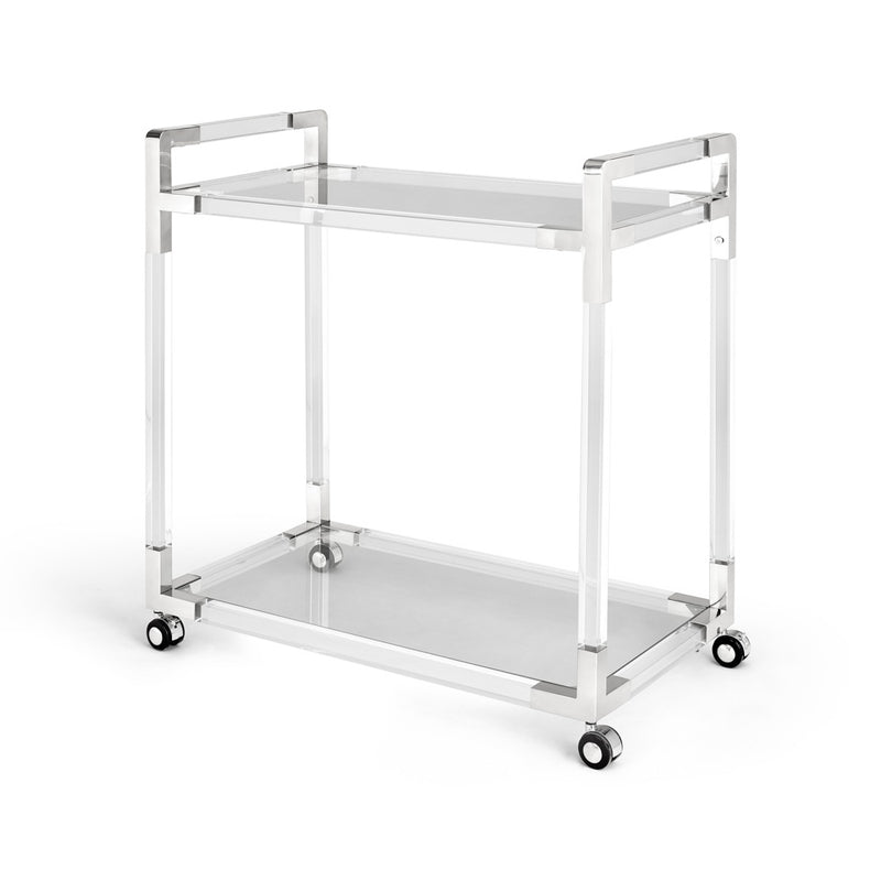 1. "Esme Bar Cart with ample storage space and elegant design"