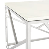 3. "Luxurious Carole Marble Coffee Table with a smooth and polished surface"