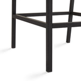 7. "Sturdy Havana Black Base Counter Chair: Taupe Leatherette - Provides reliable support"