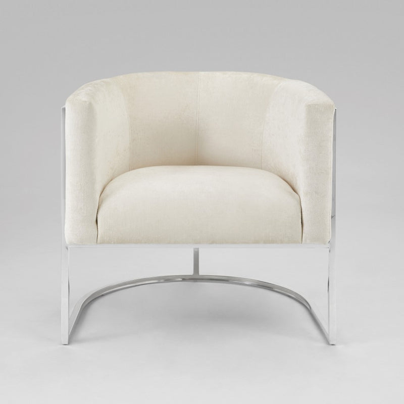 1. "Honeycomb Chair: Ivory Linen - Elegant and comfortable seating option"