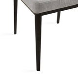 5. "Shell Dining Chair: Grey Linen - Contemporary and versatile seating option"