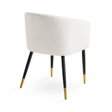 9. "Jordan Dining Chair: Boucle Fabric - Create a Cozy and Inviting Atmosphere"