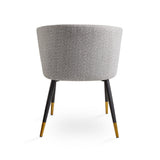 8. "Grey Fabric Jordan Dining Chair - Ideal choice for both formal and casual dining occasions"