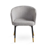 6. "Stylish Grey Fabric Jordan Dining Chair - Elevate your dining experience with this chic seating option"