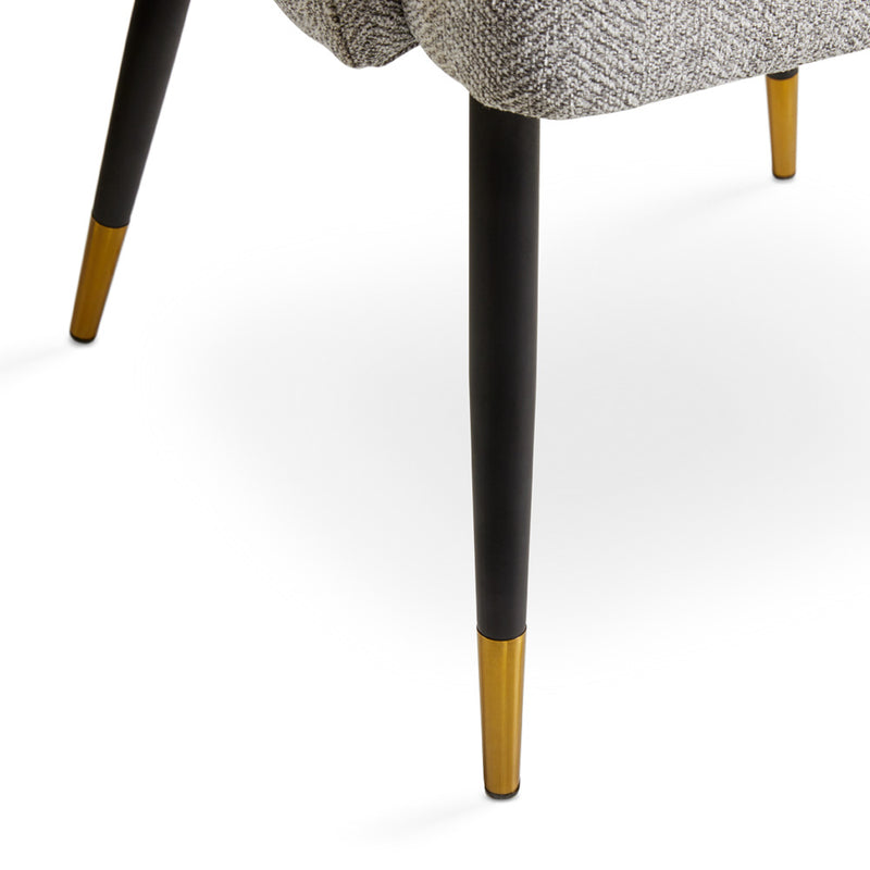 5. "Grey Fabric Jordan Dining Chair - Add a touch of sophistication to your dining room decor"