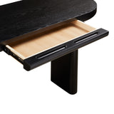 5. "Edgar Console Table - Beautifully crafted with a rich wood finish"