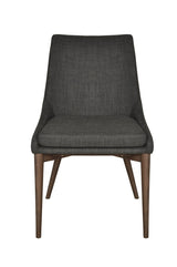 2. "Elegant Fritz Side Dining Chair - Dark Grey for modern interiors"