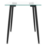 4. "Black Dining Table with Rectangular Shape - Adds elegance to any dining room"