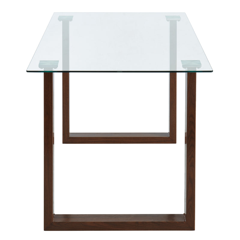 3. "Stylish Franco Rectangular Dining Table in Walnut - Perfect for family gatherings"