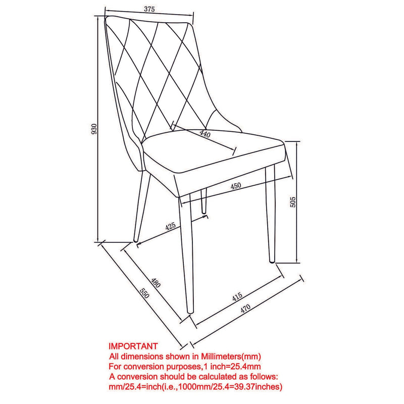 8. "Stylish and functional Devo Dining Chair, Set of 2 - Ideal for both home and commercial use"