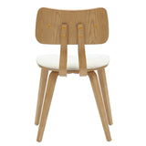 6. "Beige Fabric Zuni Dining Chair - Versatile seating option for various interior styles"
