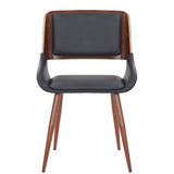 4. "Metal and Wood Hudson Dining Chair - A perfect blend of industrial and rustic elements"