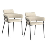 7. "Axel Dining Chair Set - Versatile seating option for any dining table"