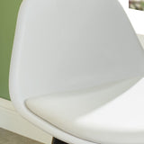 4. "White and Natural Kitchen Stools - Add a touch of elegance to your dining area"