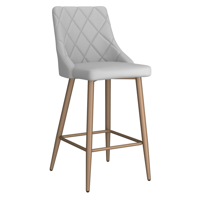 1. "Antoine 26" Counter Stool, Set of 2, in Light Grey - Stylish and comfortable seating option"