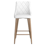 4. "White bar stools - Enhance your home decor with these stylish stools"