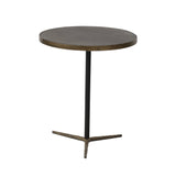 1. "Stellar Round Side Table with sleek design and sturdy construction"