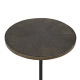 2. "Modern Stellar Round Side Table for contemporary living spaces"