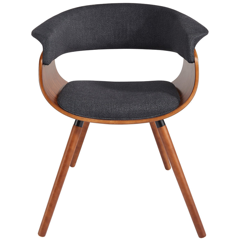 5. "Holt Accent/Dining Chair in Charcoal and Walnut - Versatile seating solution for any room"