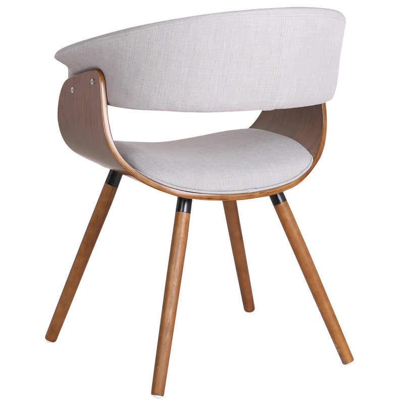 3. "Medium-sized image of Holt Accent/Dining Chair in Grey and Walnut - Perfect for modern interiors"