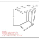 8. "Medium-sized Jivin Accent Table - Easy to assemble and maintain"