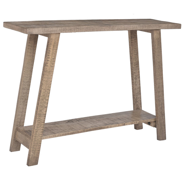 1. "Volsa Console Table in Reclaimed Wood - Rustic Furniture for Living Room"