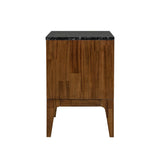 5. "Versatile Allure Nightstand with adjustable shelves for personalized storage"