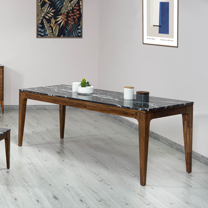 11. "Timeless Allure Dining Table that complements any interior décor style"