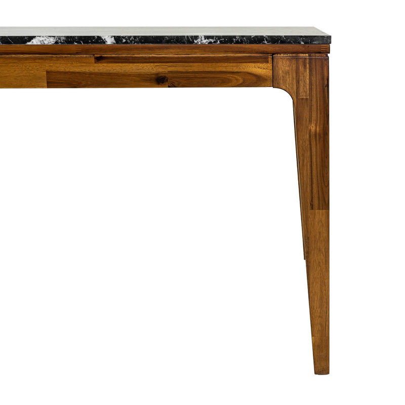 8. "Functional Allure Dining Table with built-in storage drawers"