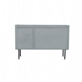 7. "Durable Reclaimed 3 Door Sideboard made from reclaimed wood"