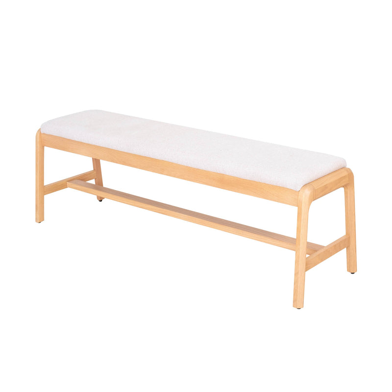 1. "Arizona Dining Bench - Oatmeal: Stylish and comfortable seating for your dining area"