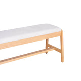 6. "Arizona Dining Bench - Oatmeal Finish: Ideal for both casual and formal dining spaces"