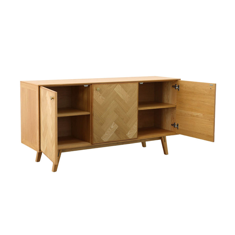 4. "Image of the Colton Sideboard featuring a rich wood finish and sturdy construction"