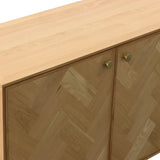 8. "Image of the Colton Sideboard displaying its ample storage capacity and smooth surface"