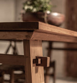 5. "Eco-friendly D-Bodhi Artisan Dining Table made from reclaimed materials"