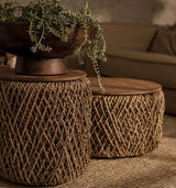 3. "Sustainable D-Bodhi Knut Side Table made from Reclaimed Wood"