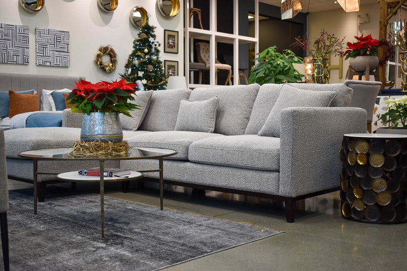 6. "Contemporary Burbank Sofa Lhf Sectional with ample seating capacity"