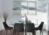 11. "Fritz Side Dining Chair - Dark Grey with excellent lumbar support"