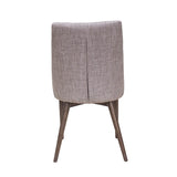 4. "Light Grey Fritz Side Dining Chair: Versatile piece that complements various interior styles"