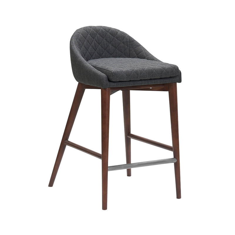 1. "Mila Counter Stool - Dark Grey: Sleek and stylish seating option for modern kitchens"