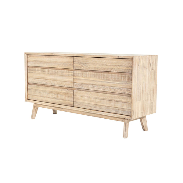 1. "Gia 6 Drawer Dresser with spacious storage"